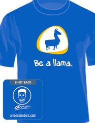 Be a Llama - Blue